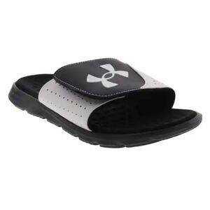 Under Armour Ignite Pro Slide Sandal Slip-on Bkack And White Mens Size 17